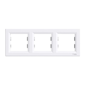Рамка Schneider Asfora 3-а біла гор. EPH5800321 — будматеріали для майстрів та виконробів | Dirom