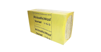 Утеплювач  AcousticWool Sonet 1000x600x50 мм 48 плотн.( 6,0 м2/0,3 м3/уп) — будматеріали для майстрів та виконробів | Dirom