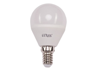 Лампа Luxel светодиодная G45 6W 220V 4000K Е14 056-NE — строительные материалы для мастеров и прорабов | Dirom