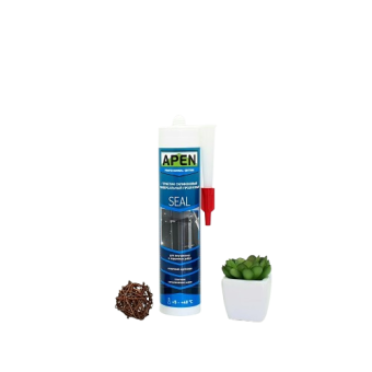 Герметик силиконовый APEN универсальный (прозрачный), 280 мл — строительные материалы для мастеров и прорабов | Dirom