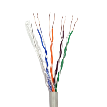 Кабель LAN КПВЕ-ВП 4*2*0,51 (FTP-cat.5) кручена пара (Одескабель) — будматеріали для майстрів та виконробів | Dirom