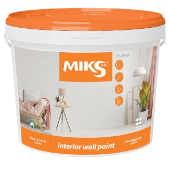Краска MIKS color для стен и потолка, 14 кг — строительные материалы для мастеров и прорабов | Dirom