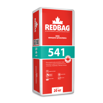 541 Шпаклевка финишная белая 20кг (48шт/пал.) — строительные материалы для мастеров и прорабов | Dirom