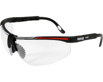 Окуляри захисні YATO відкриті (YT-7367) — будматеріали для майстрів та виконробів | Dirom