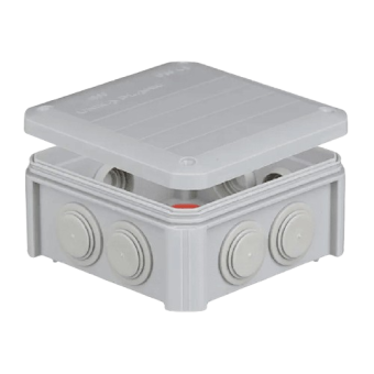 Коробка распред.наруж. UNIKA PLANK 114х114х57мм п/п.самозатух  IP55  PLK6010850 — строительные материалы для мастеров и прорабов | Dirom