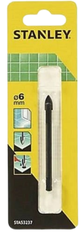 Сверло по керамике STANLEY: Ø = 6 мм STA53237-QZ — строительные материалы для мастеров и прорабов | Dirom