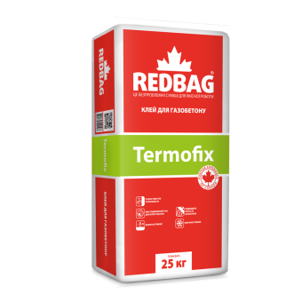 Клей для газобетона Termofix 25кг (48шт/пал.) (РОЗПРОДАЖ) — будматеріали для майстрів та виконробів | Dirom
