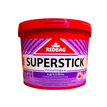 Грунт адгезионный для невпитывающих оснований SUPERSTICK 4,5кг (пал.120шт) — строительные материалы для мастеров и прорабов | Dirom