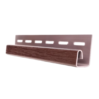Планка J-trim 3,0м (коричневая) RAINWAY  (упак.10шт) — строительные материалы для мастеров и прорабов | Dirom
