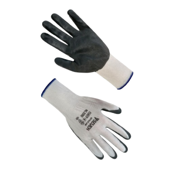 Рукавички синтетичні білі/салатовінітриловим покриттям NL69260/69390/69204/69812/69391 — будматеріали для майстрів та виконробів | Dirom