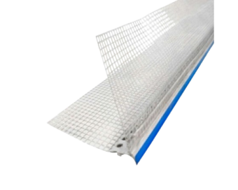Профіль ПВХ крапельний з захисною плівкою та сіткою 100мм (N-160г/м2), L-2,5м(упак.20шт) (DIROM) — будматеріали для майстрів та виконробів | Dirom
