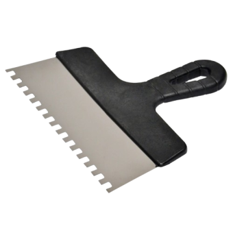 Шпатель зубчастий 300*10*10мм — будматеріали для майстрів та виконробів | Dirom