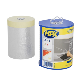 Плівка захисна з малярною стрічкою DE5533 550 ммх33 м — будматеріали для майстрів та виконробів | Dirom