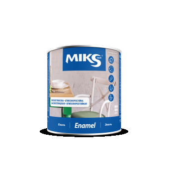 Эмаль МIKS color алкидная (белая), 2,8 кг — строительные материалы для мастеров и прорабов | Dirom