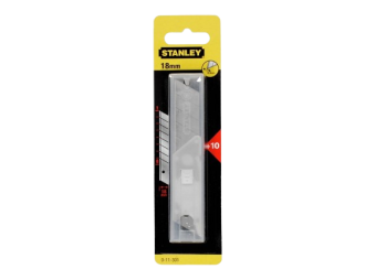 Лезвия сменные с отламывающими сегментами STANLEY: M = 18 мм. 10 (шт / уп.) 0-11-301 — строительные материалы для мастеров и прорабов | Dirom