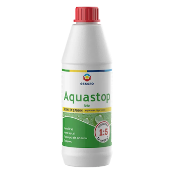 Ґрунт-концентрат ESKARO Aquastop Bio антицвілева (1:5), 1 л — будматеріали для майстрів та виконробів | Dirom
