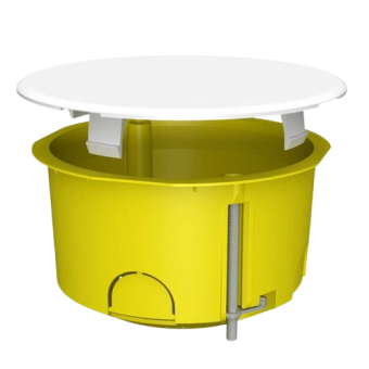 Коробка распред.полипроп. 850°С самозат. д/гипсокарт Ø80х45мм с крышкой MB102 PLK60024 — строительные материалы для мастеров и прорабов | Dirom