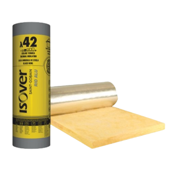 Утеплитель ISOVER Riо Алу 50*1200*1200014,4 кв.м (фольгированый) — строительные материалы для мастеров и прорабов | Dirom