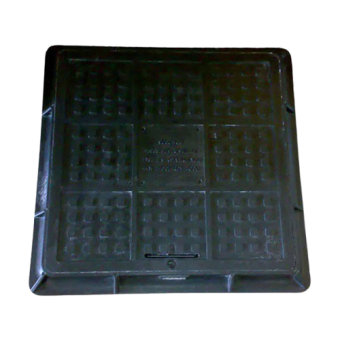 Люк оглядовий садовий квадратний (max 1т) чорний 680*680мм — будматеріали для майстрів та виконробів | Dirom