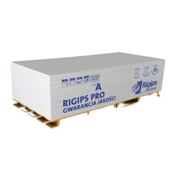 Гіпсокартон RIGIPS PRO typ A (GKB) 1200x2500x12,5 (64/50шт./п.)/RIGIPS RB 1200x2500x12,5  (РОЗПРОДАЖ) — будматеріали для майстрів та виконробів | Dirom
