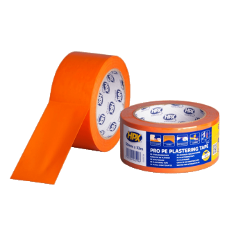 Стрічка малярна HPX5033 Проф ПЕ РЕ5033 50 мм х 33 м (помаранч.) — будматеріали для майстрів та виконробів | Dirom