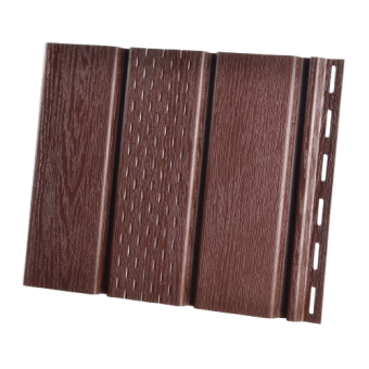 Планка "Соффит" 3,0м*0,300м (0,900 кв.м)  частично перф. (коричневый) RAINWAY(упак.22шт) — строительные материалы для мастеров и прорабов | Dirom