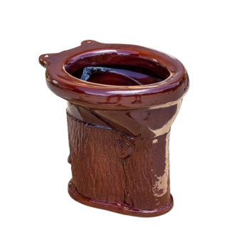 Унітаз Colombo Славянский Дачний (без бачка) коричневый — будматеріали для майстрів та виконробів | Dirom