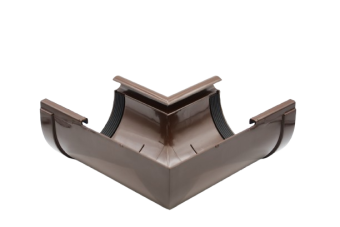 Угол желоба внутренний 90град.коричневый 130мм RAINWAY — строительные материалы для мастеров и прорабов | Dirom