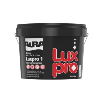 Фарба AURA Luxpro 1  інтер'єрна (матова) (база А), 2,85 л — будматеріали для майстрів та виконробів | Dirom