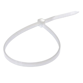 Кабельні стяжки білі/чорні  3*200 (100) 71684 — будматеріали для майстрів та виконробів | Dirom