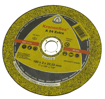 Диск відрізний по металу KRONOFLEX A 24 Extra (230 х 2 х 22,23, GER) 286456 — будматеріали для майстрів та виконробів | Dirom