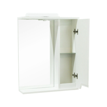 Дзеркало Коста 55 + шафа біла (прав) — будматеріали для майстрів та виконробів | Dirom