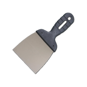 Шпатель ПП фасад. нерж. сталь 80 мм, 2К ручка  — будматеріали для майстрів та виконробів | Dirom