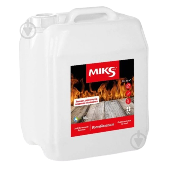 Вогнебіозахист для деревини ТМ Miks Color 5л — будматеріали для майстрів та виконробів | Dirom