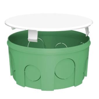 Коробка розподільна Electrotechnic самозатух д/бетона 100x50мм з/криш PLK6103500 — будматеріали для майстрів та виконробів | Dirom