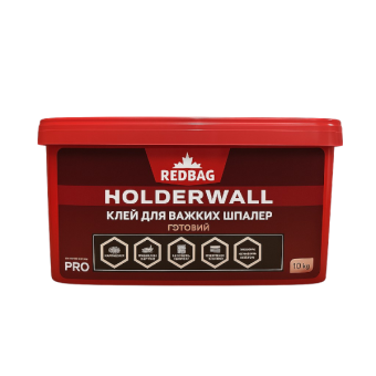 Клей для важких шпалер посилений REDBAG HOLDERWALL, 10 кг — будматеріали для майстрів та виконробів | Dirom
