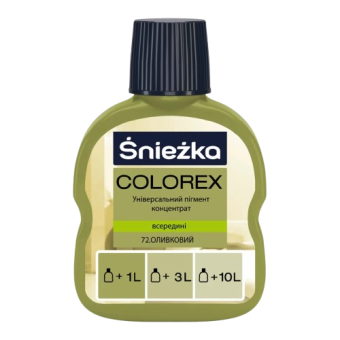 Колер COLOREX 72 (оливковый), 100 мл — строительные материалы для мастеров и прорабов | Dirom