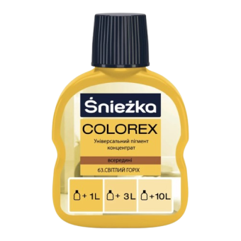 Колер COLOREX 63 (орех светлый), 100 мл — строительные материалы для мастеров и прорабов | Dirom