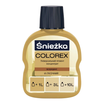 Колер COLOREX 61 (песочный), 100 мл — строительные материалы для мастеров и прорабов | Dirom