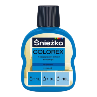 Колер COLOREX 52 (синий), 100 мл — строительные материалы для мастеров и прорабов | Dirom