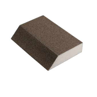 Губка шліфувальна зерн. Р220  (100х58/83х25мм) коса — будматеріали для майстрів та виконробів | Dirom