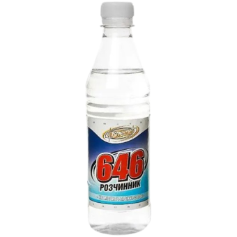 Розчинник 646 "Блеск" б/п, 1 л (0,65 кг) — будматеріали для майстрів та виконробів | Dirom