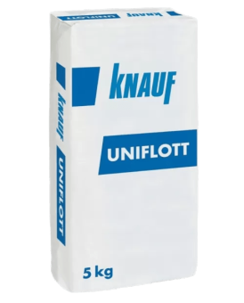 Шпаклівка Уніфлот гіпсова 5 кг — будматеріали для майстрів та виконробів | Dirom