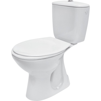 Унитаз-компакт Cersanit President P 020 верт сл. 3/6 бок.подв. сид. полипр — строительные материалы для мастеров и прорабов | Dirom