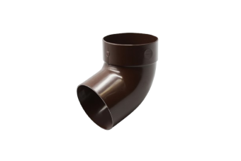 Відвід труби одномуфтовий 67град. коричневий D100мм RAINWAY — будматеріали для майстрів та виконробів | Dirom