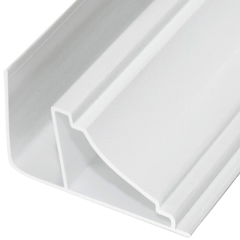 Плінтусна полоса біла універсал 8-10мм  112 (Україна)  (упак. 120 пог.м) — будматеріали для майстрів та виконробів | Dirom