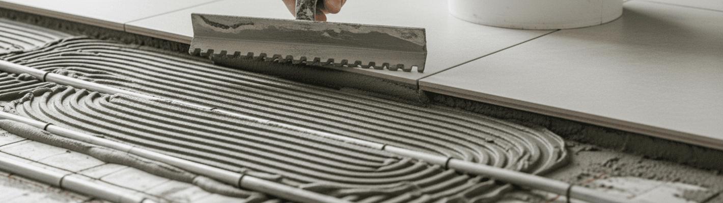 Клей для плитки теплої підлоги: що важливо знати — будматеріали для майстрів та виконробів | Dirom