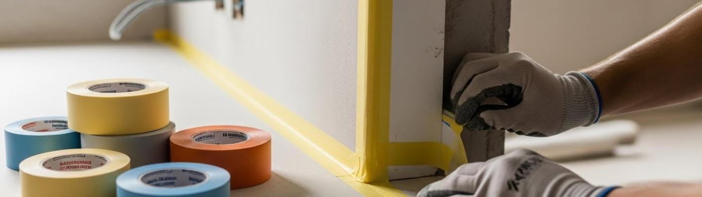Малярська стрічка: чим відрізняється професійна від побутової та як обрати найкращу? — будматеріали для майстрів та виконробів | Dirom