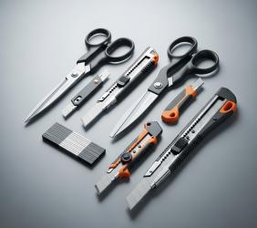 Ножиці, ножі та леза — будматеріали для майстрів та виконробів | Dirom