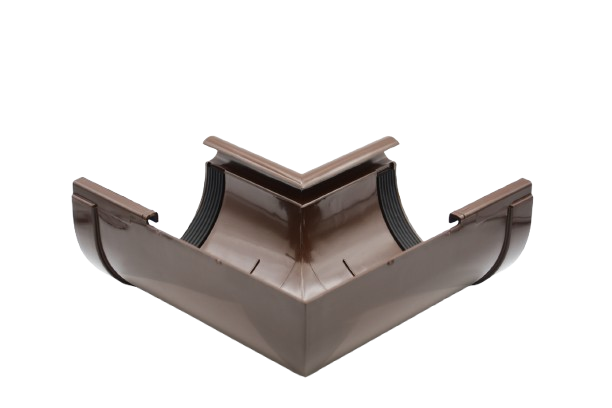 Угол желоба наружный 90град.коричневый 130мм RAINWAY — строительные материалы для мастеров и прорабов | Dirom